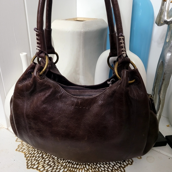 RADLEY LONDON Dark Brown Leather Shoulder Bag - Picture 4 of 13